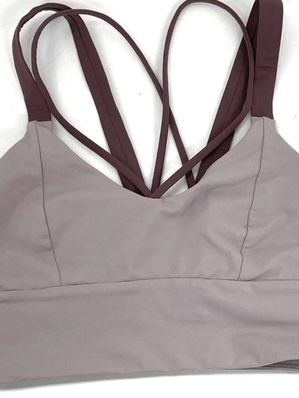 Lululemon Smokey Blush Antique Bark Pushing Limits Bra Women’s Sz 4